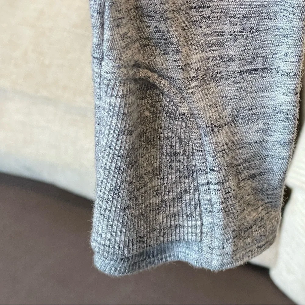 ATHLETA x Derek Lam IOC Women's Zip Up Sweater Thumb Holes Gray Sz XS